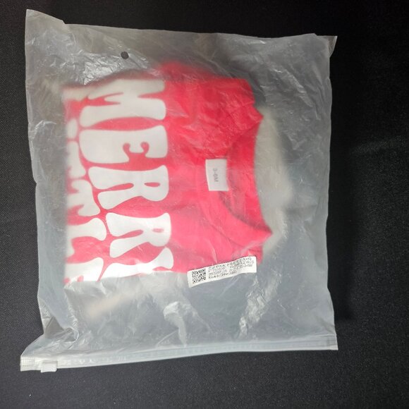 Boys Christmas Theme Two Piece Merry Little Dude Outfit Set Size 3-6 Months NEW - Picture 6 of 6